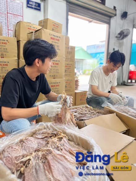CẦN 5 NAM ĐÓNG GÓI HẢI SẢN KHÔ