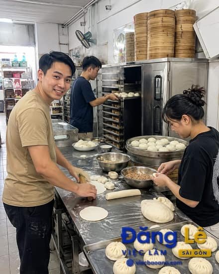 TUYỂN NHÂN VIÊN SẢN XUẤT BÁNH BAO