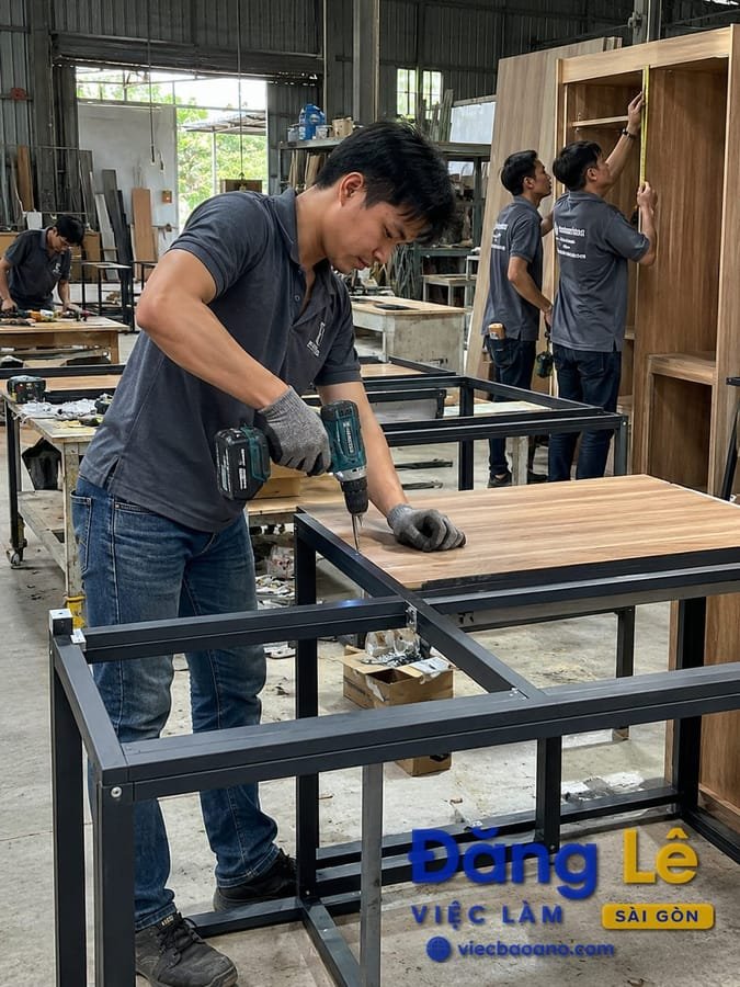 CÀN 5 NAM LẮP RÁP NỘI THẤT GỖ