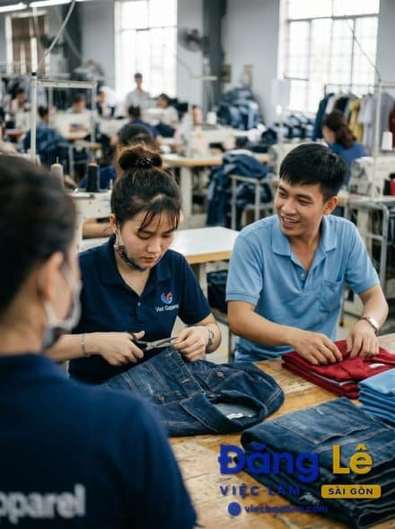 NHÂN VIÊN PHỤ VIỆC XƯỞNG QUẦN ÁO