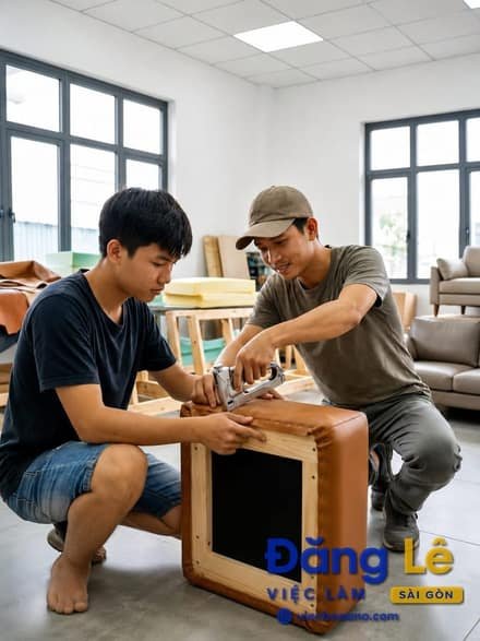 TUYỂN NAM CÔNG NHÂN XƯỞNG GHẾ SOFA