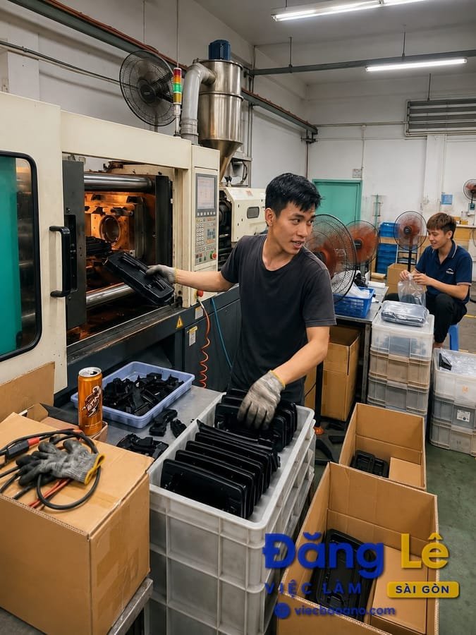 TUYỂN NAM CÔNG NHÂN ÉP NHỰA