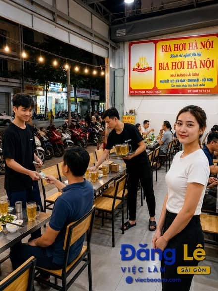 BIA HƠI HÀ NỘI TUYỂN NHIỀU VỊ TRÍ