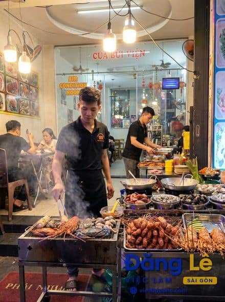 TUYỂN NAM PHỤC VỤ - PHỤ BẾP QUÁN NHẬU PHỐ BÙI VIỆN