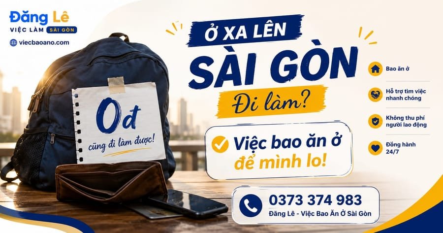 Lần đầu lên Sài Gòn đi làm, bạn mang theo bao nhiêu tiền?