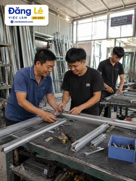 Ảnh công việc NAM PHỤ XƯỞNG NHÔM KÍNH 2