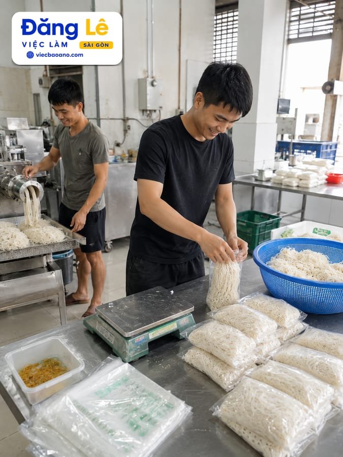 PHỤ XƯỞNG SẢN XUẤT BÚN TƯƠI